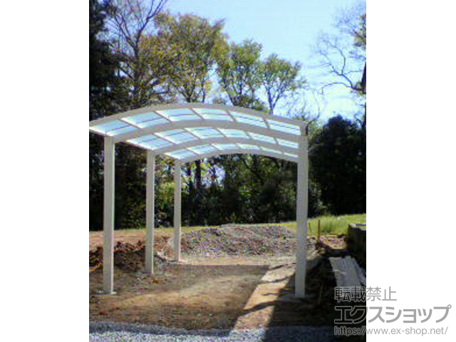 福島県郡山市ののカーポート レイナワンポートグラン50 積雪50cm対応 施工例