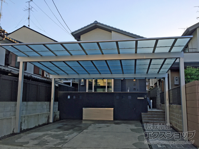 京都府京都市ののカーポート エフルージュ トリプル 積雪〜20cm対応 施工例