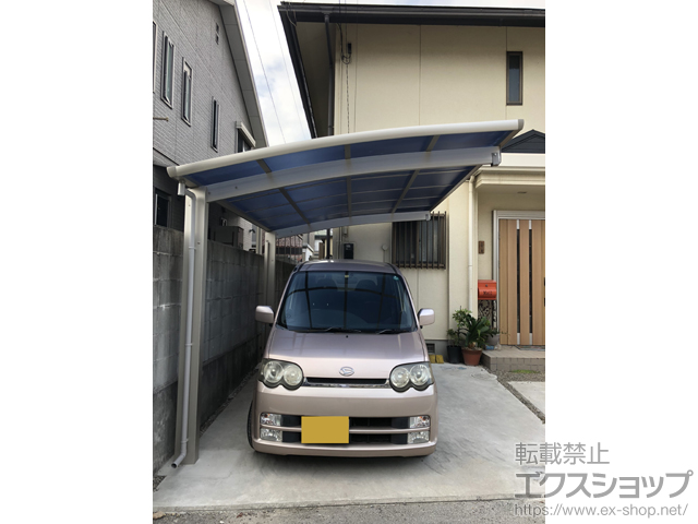 愛媛県新居浜市ののカーポート レイナポートグラン　積雪〜20cm対応 施工例