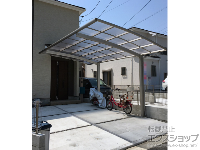 広島県広島市ののカーポート レイナポートグラン　積雪〜20cm対応 施工例