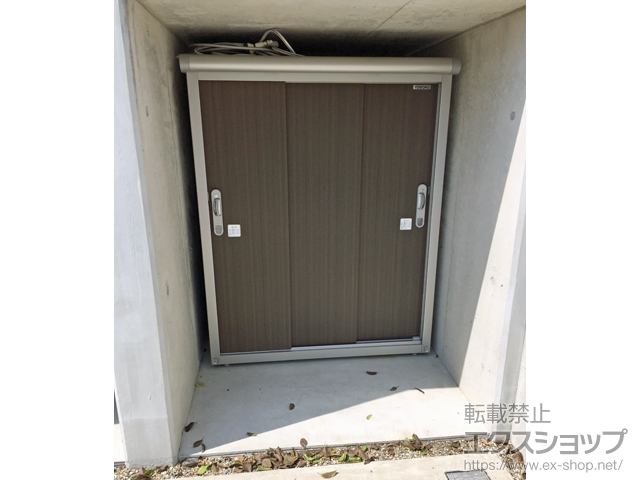 愛知県名古屋市のの物置・屋外倉庫 エスモ 一般型 1200×750×1501 ESE-1207E-DW 施工例