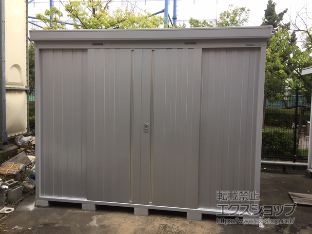 大阪府大阪市のの物置・屋外倉庫 ネクスタ 一般型 3050×2210×2375 NXN-65H-FS 施工例