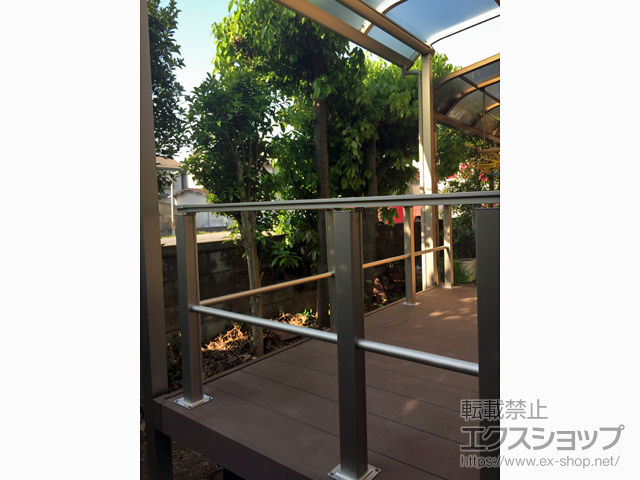 広島県広島市ののテラス屋根 ヴェクターテラス R型 テラスタイプ 単体 積雪〜20cm対応 施工例