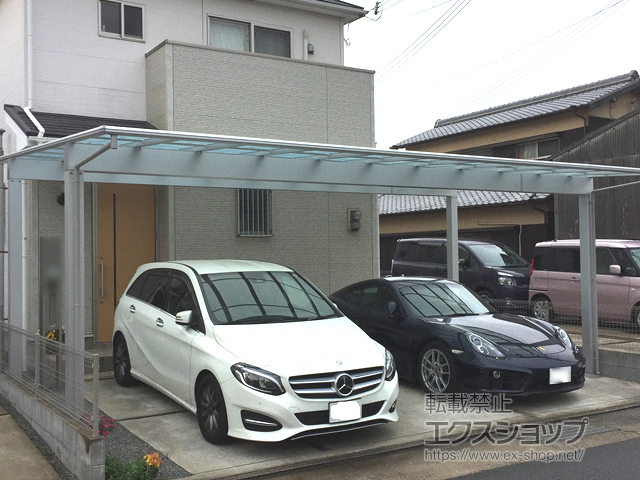 兵庫県加古郡播磨町ののカーポート エフルージュ トリプル 積雪〜20cm対応 施工例