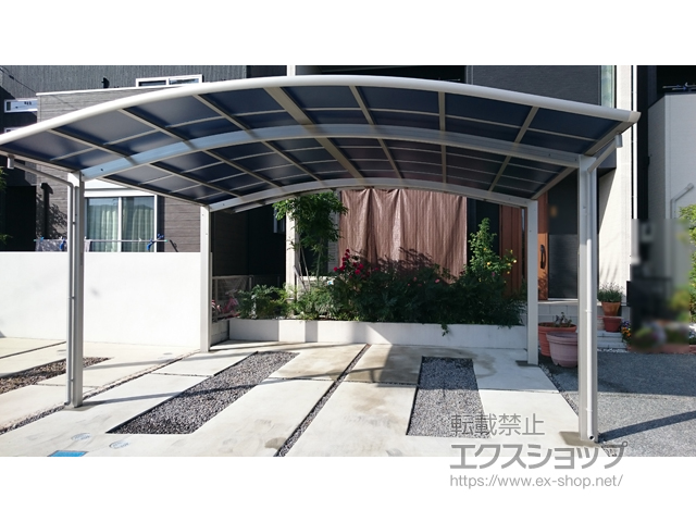 愛知県岡崎市ののカーポート レイナツインポートグラン　積雪〜20cm対応 施工例