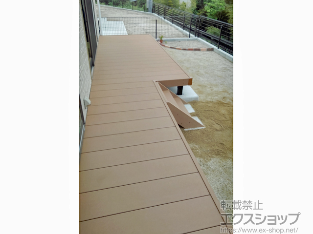 福島県いわき市ののウッドデッキ リウッドデッキ 200 施工例