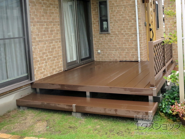 兵庫県加西市ののウッドデッキ リウッドデッキ 200 施工例