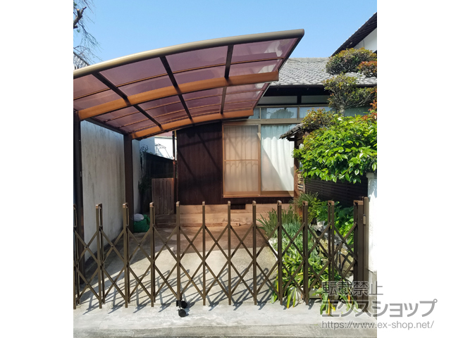 山口県下関市ののカーゲート トリップゲート RB型 ノンレール 片開き 35S 施工例