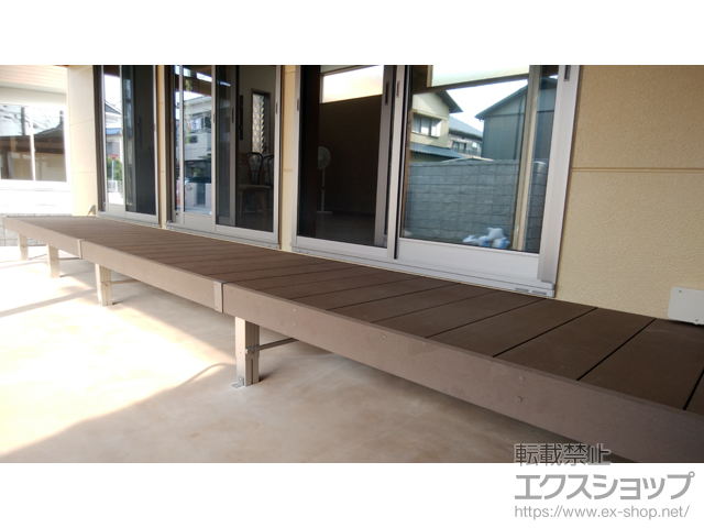 大阪府泉南市ののウッドデッキ リウッドデッキ 200 施工例
