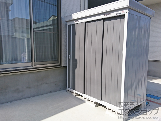 神奈川県海老名市のの物置・屋外倉庫 ネクスタ 一般型 1790×950×2020 NXN-17S-PG 施工例