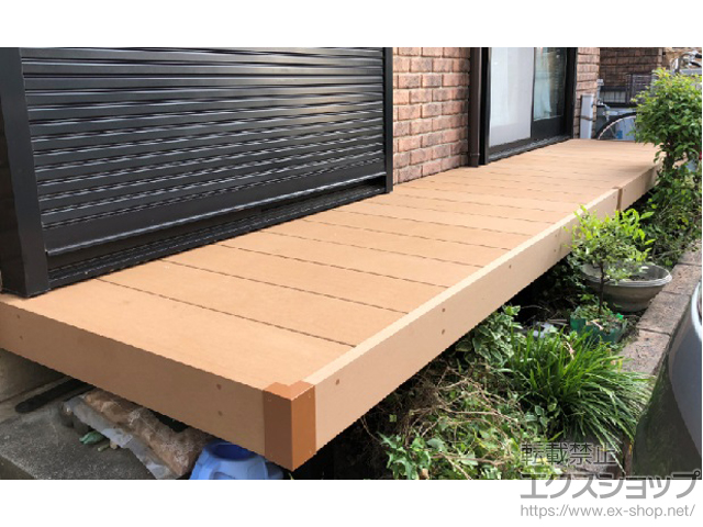 神奈川県横須賀市ののウッドデッキ リウッドデッキ 200 施工例