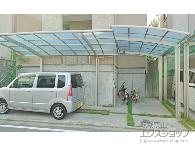 愛媛県松山市ののカーポート レイナポートグラン　積雪〜20cm対応 施工例