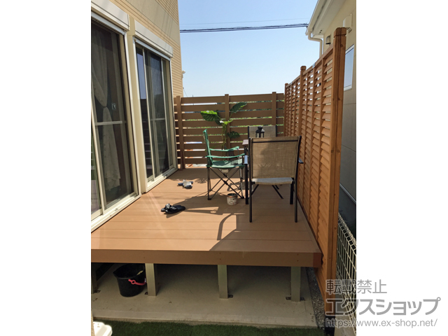 埼玉県鶴ヶ島市ののウッドデッキ マージウッドデッキ 施工例