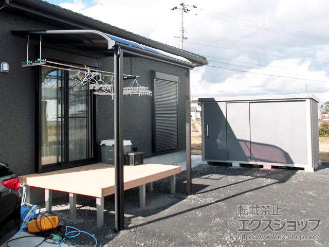 徳島県徳島市ののウッドデッキ リウッドデッキ 200 施工例