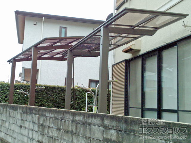 静岡県田方郡函南町ののテラス屋根 フーゴF 独立テラスタイプ 単体 積雪〜20cm対応 施工例