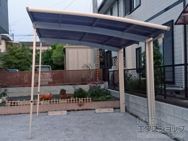 福島県いわき市ののカーポート レイナポートグラン　積雪〜20cm対応 施工例