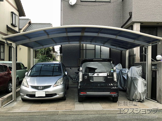 熊本県菊池郡大津町ののカーポート レイナツインポートグラン　積雪〜20cm対応 施工例