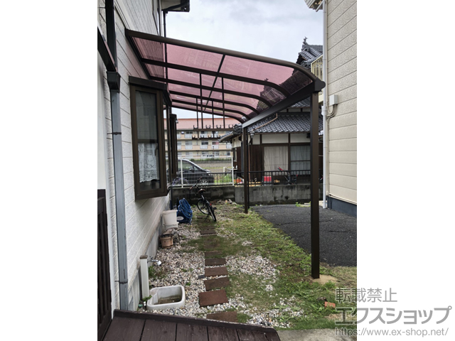 岡山県和気郡和気町ののテラス屋根 ヴェクターテラス R型 テラスタイプ 単体 積雪〜20cm対応 施工例
