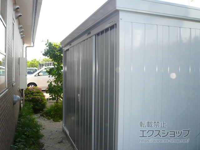 神奈川県相模原市のの物置・屋外倉庫 ネクスタ 一般型 3050×2630×2020 NXN-80S-FS 施工例