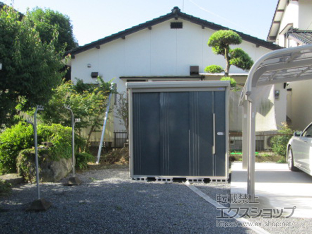 熊本県上益城郡益城町のの物置・屋外倉庫 Mr.ストックマンダンディ 一般型 2200×1590×2110 ND-2215-J 施工例