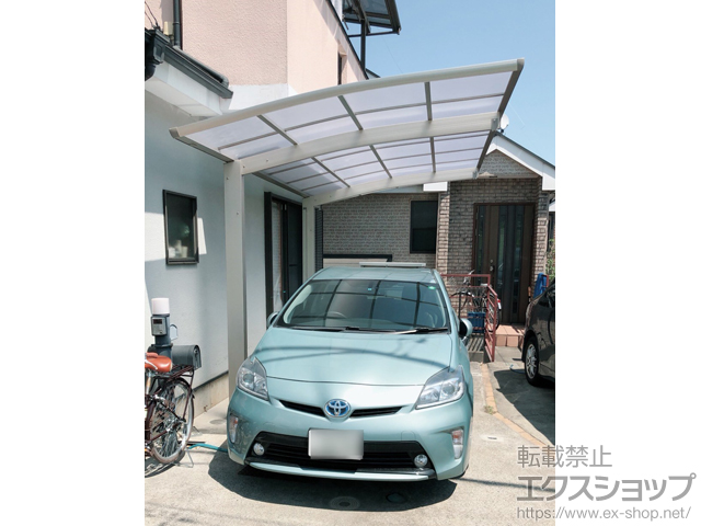 東京都八王子市ののカーポート プレシオスポート 積雪〜20cm対応 施工例