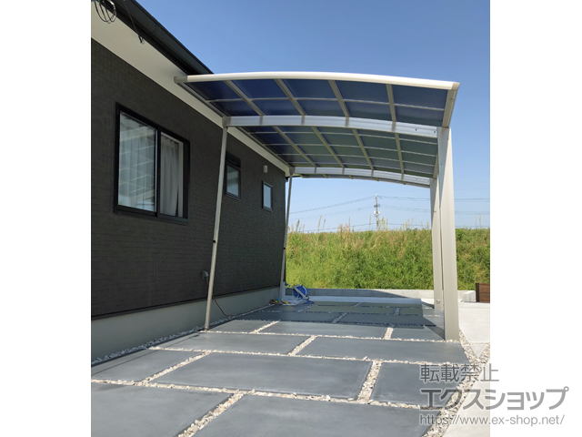 山口県山陽小野田市ののカーポート レイナポートグラン　積雪〜20cm対応 施工例