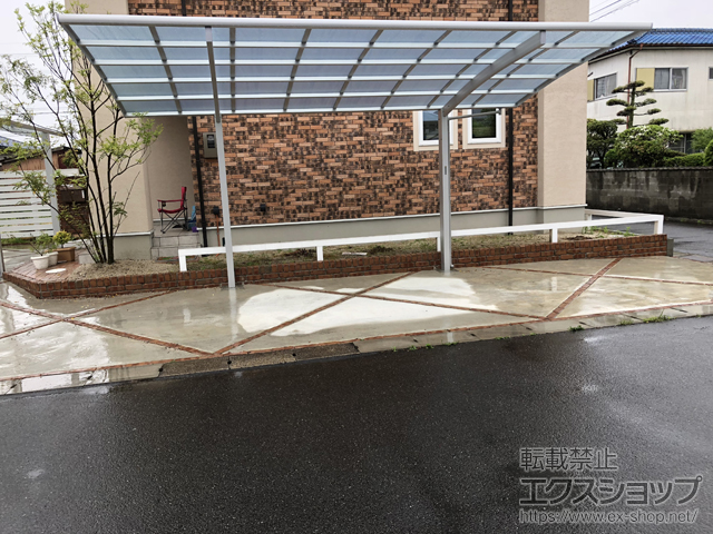 佐賀県佐賀市ののカーポート レイナポートグラン　積雪〜20cm対応 施工例