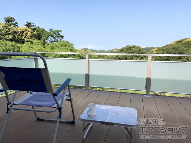 千葉県館山市ののウッドデッキ リウッドデッキ 200 施工例