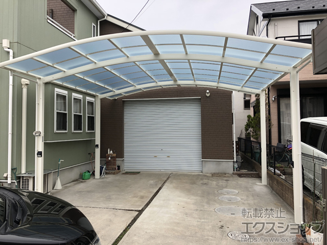 埼玉県川口市ののカーポート レイナツインポートグラン　積雪〜20cm対応 施工例