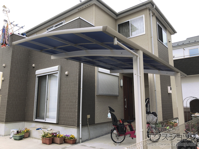 埼玉県北葛飾郡杉戸町ののカーポート プレシオスポート 積雪〜20cm対応 施工例