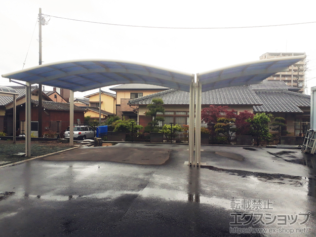愛媛県新居浜市ののカーポート レイナツインポートグラン　積雪〜20cm対応 施工例