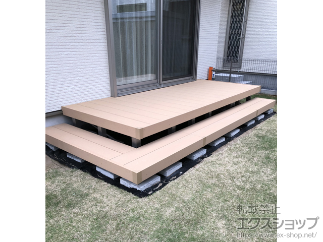 千葉県市原市ののウッドデッキ リウッドデッキ 200 施工例