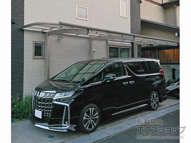 埼玉県新座市ののカーポート レイナポートREグラン 延長 前下がり 積雪〜20cm対応 施工例