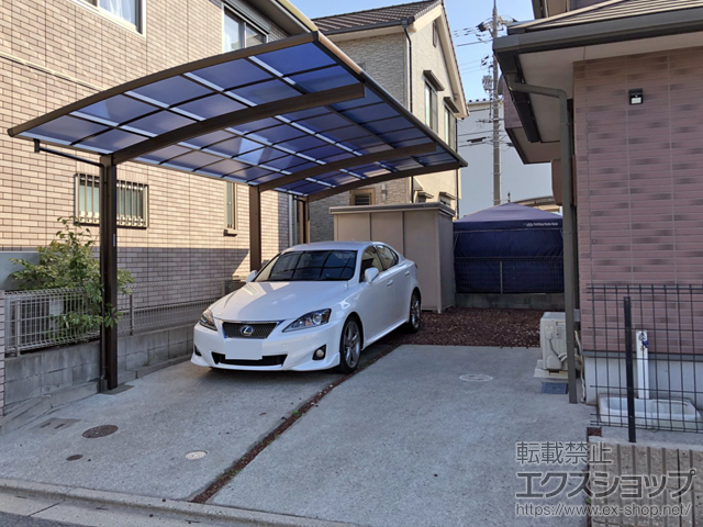 広島県呉市ののカーポート レイナポートグラン 延長　積雪〜20cm対応 施工例
