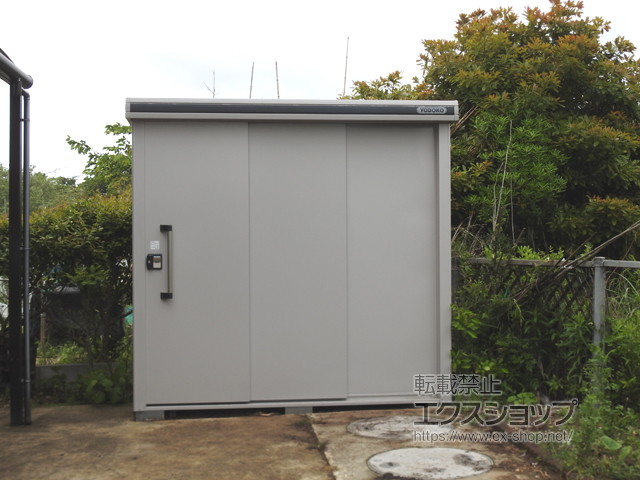 茨城県鹿嶋市のの物置・屋外倉庫 エルモ 一般型 2220×1520×2120 LMD-2215-CB 施工例