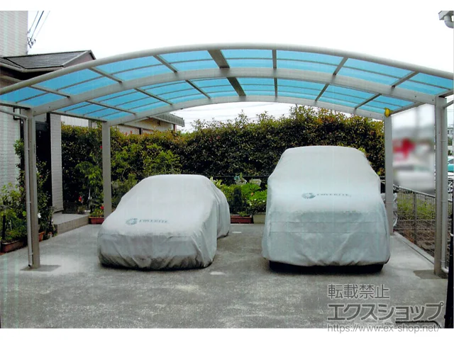 神奈川県高座郡寒川町のYKKAPのカーポート レイナツインポートグラン　積雪～20cm対応 施工例