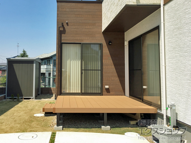 宮城県仙台市ののウッドデッキ リウッドデッキ 200 施工例