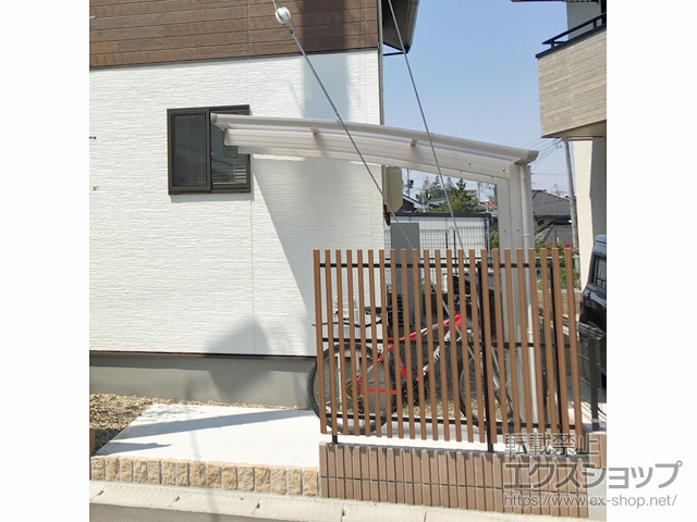 宮城県仙台市ののサイクルポート・駐輪場 プレシオスポート ミニ 積雪〜20cm対応 施工例