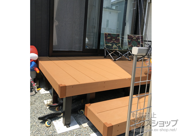 神奈川県横浜市ののウッドデッキ リウッドデッキ 200 施工例