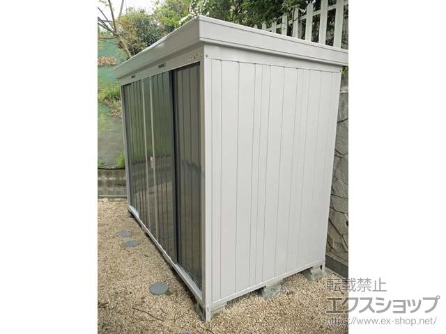 島根県松江市のの物置・屋外倉庫 ネクスタ 多雪地型 2630×1370×2075 NXN-36S-PG 施工例