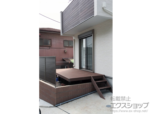 神奈川県横浜市ののウッドデッキ リウッドデッキ 200 施工例