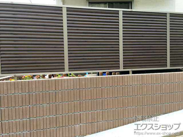 神奈川県横浜市ののフェンス・柵 シャトレナ M3型 フリー支柱タイプ 施工例