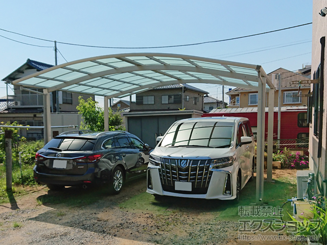 千葉県香取市ののカーポート レイナツインポートグラン　積雪〜20cm対応 施工例