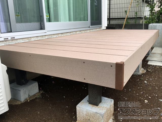 神奈川県川崎市ののウッドデッキ 樹ら楽ステージ 施工例