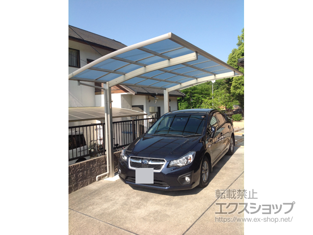 岡山県岡山市ののカーポート レイナポートグラン　積雪〜20cm対応 施工例