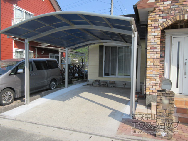 福岡県嘉穂郡桂川町ののカーポート レイナツインポートグラン　積雪〜20cm対応 施工例