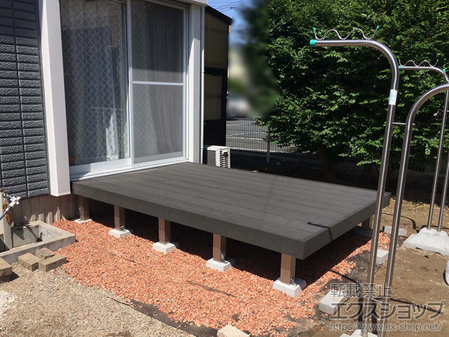 佐賀県佐賀市ののウッドデッキ リウッドデッキ 200 施工例