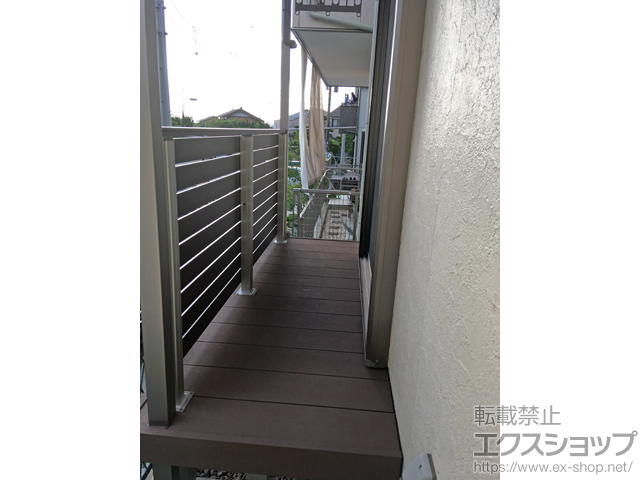 愛知県豊橋市ののウッドデッキ リウッドデッキ 200 施工例