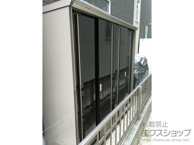 滋賀県大津市のの物置・屋外倉庫 ナイソーシスター　2160×580×1903 KMW-216E 施工例