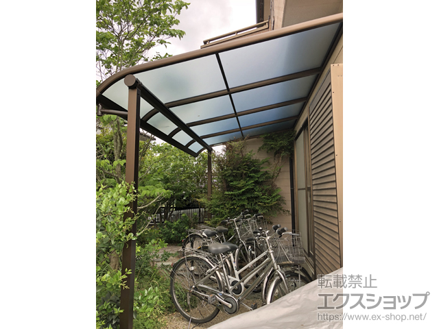 香川県高松市ののテラス屋根 ヴェクターテラス R型 テラスタイプ 単体 積雪〜20cm対応 施工例